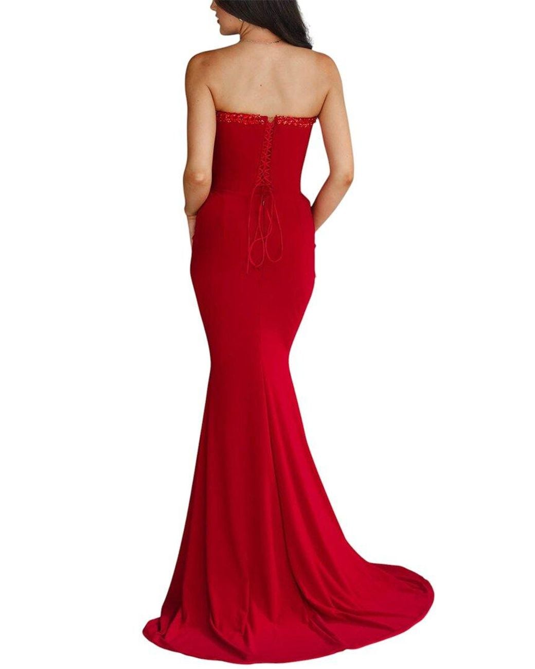 CAMILA BLANCO Red Maxi Dress