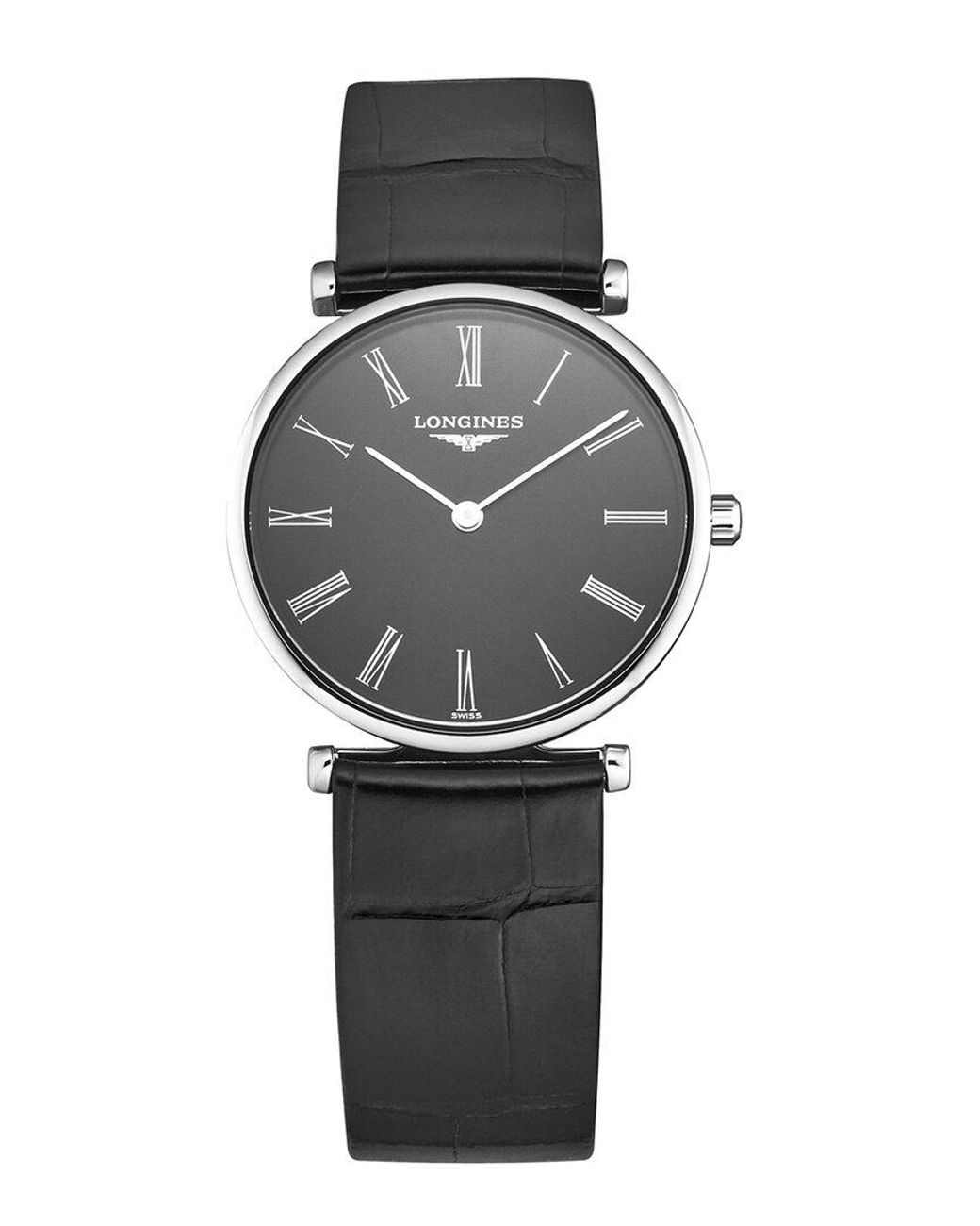Longines Gray Lagrande Watch, Circa 2020s