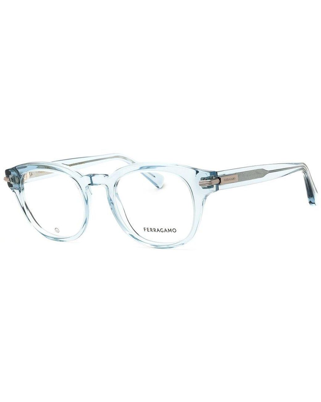 Ferragamo Metallic 50Mm Optical Frames