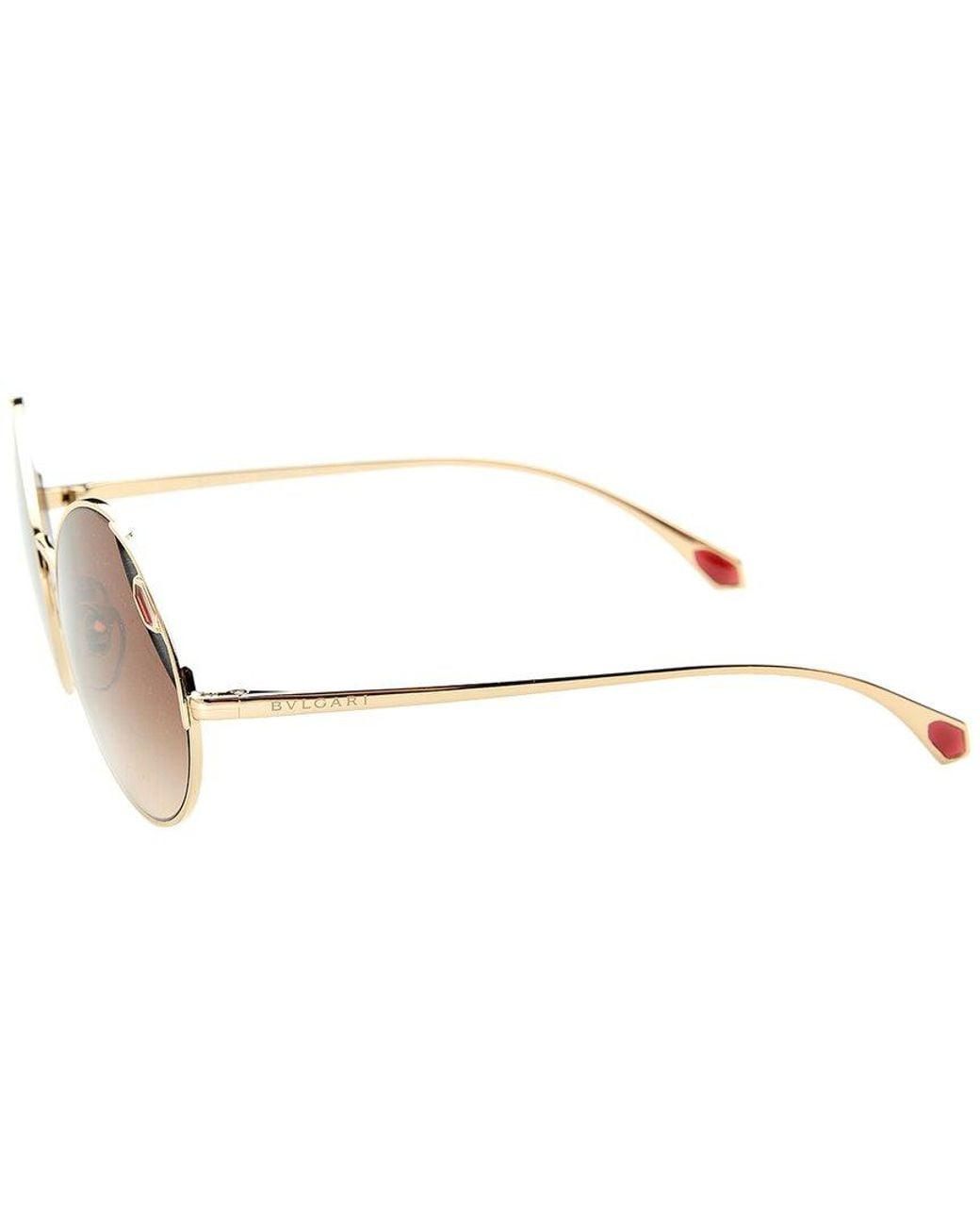 BVLGARI White 6159 54Mm Sunglasses