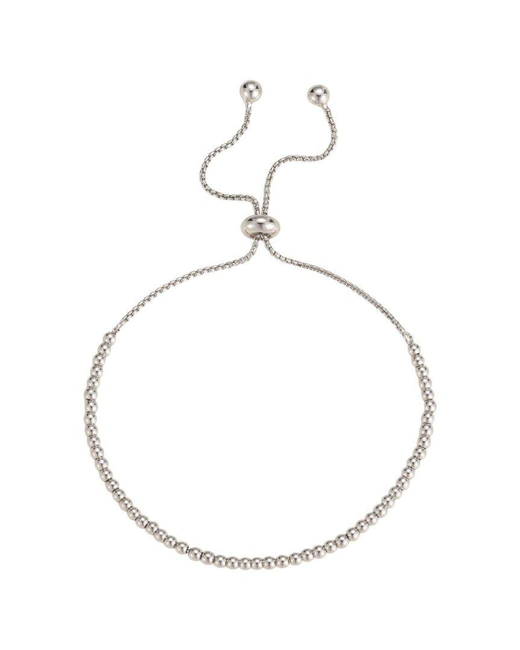 Adornia White Plated Bracelet