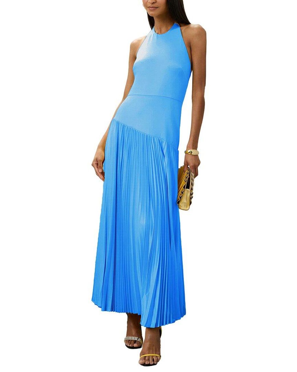 LEON GORI Blue Maxi Dress