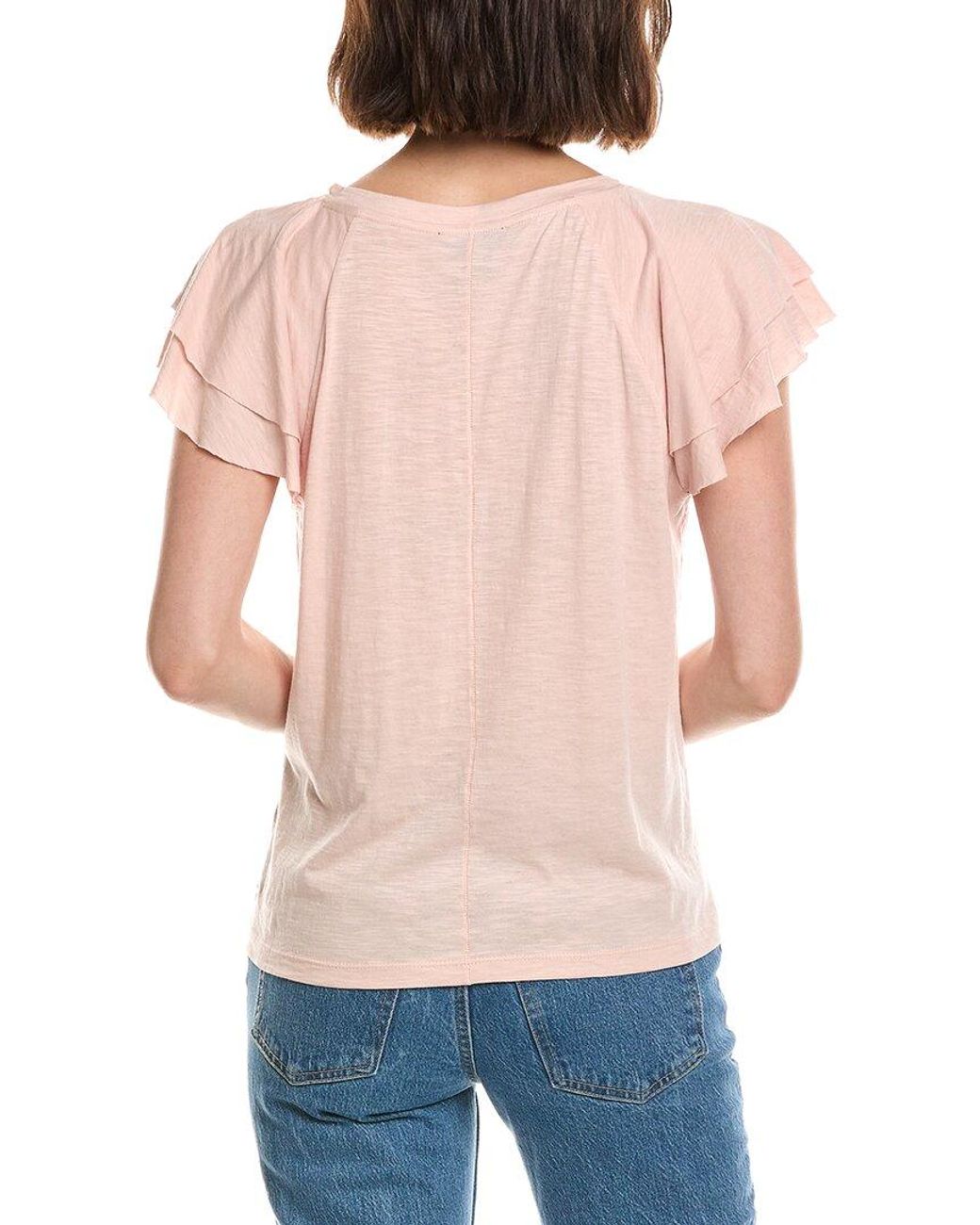 PAIGE Blue Linnea Top