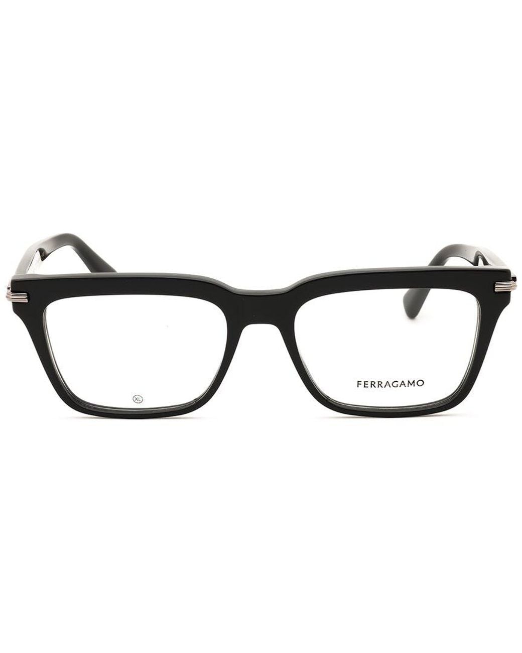 Ferragamo Black 55Mm Optical Frames for men