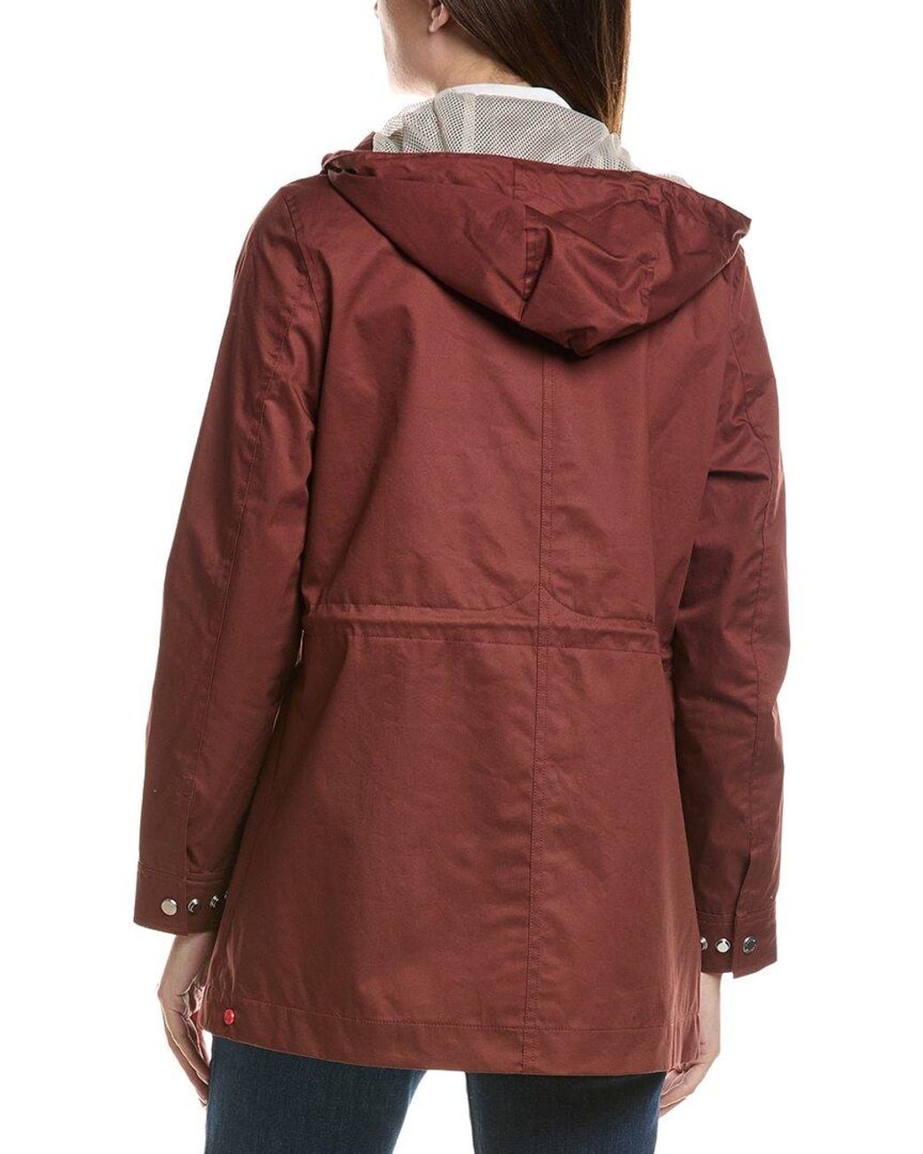 Hunter Red Adela Waterproof Classic Rain Jacket