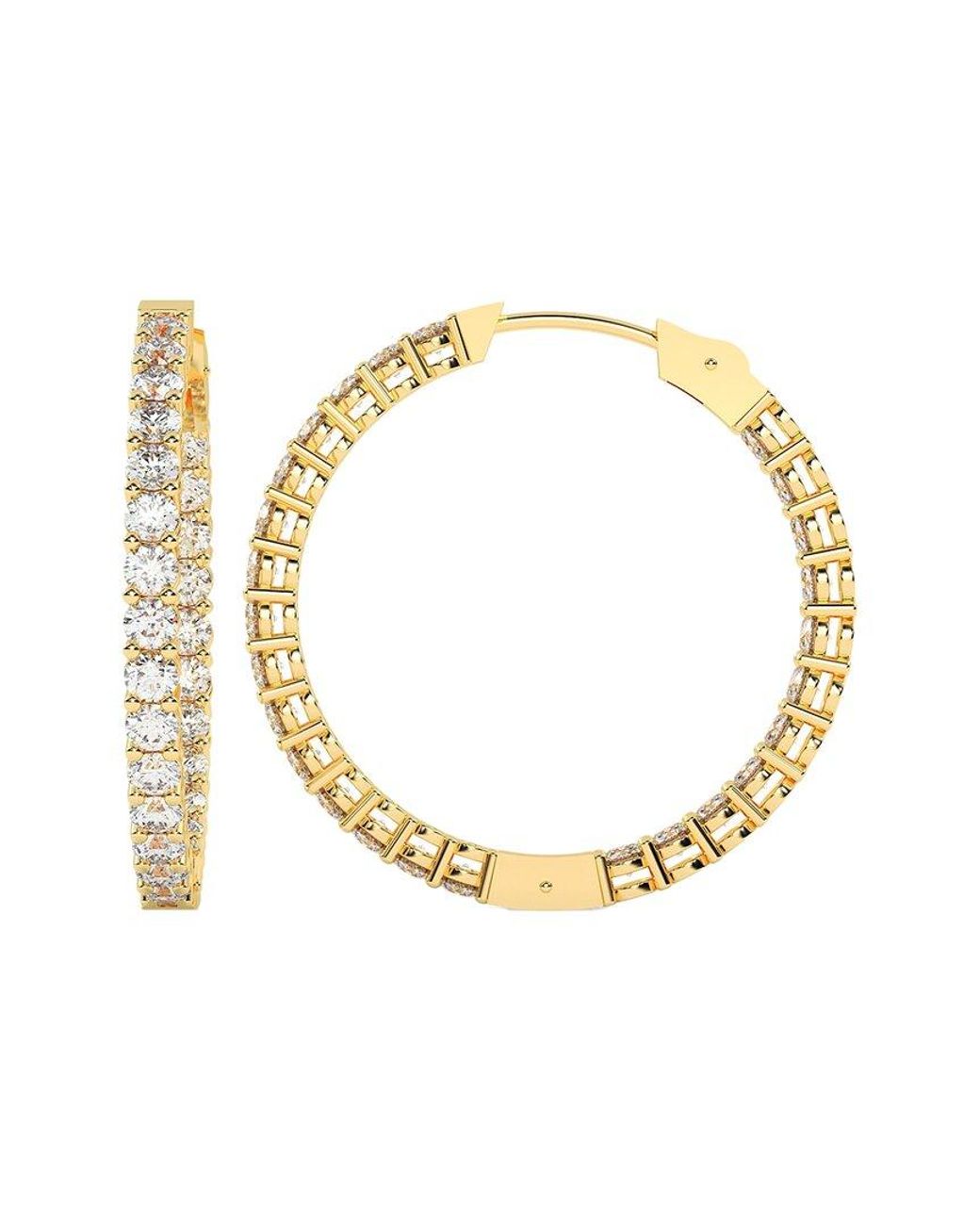 Diamond Select Cuts Metallic 14K 3.00 Ct. Tw. Diamond Earrings