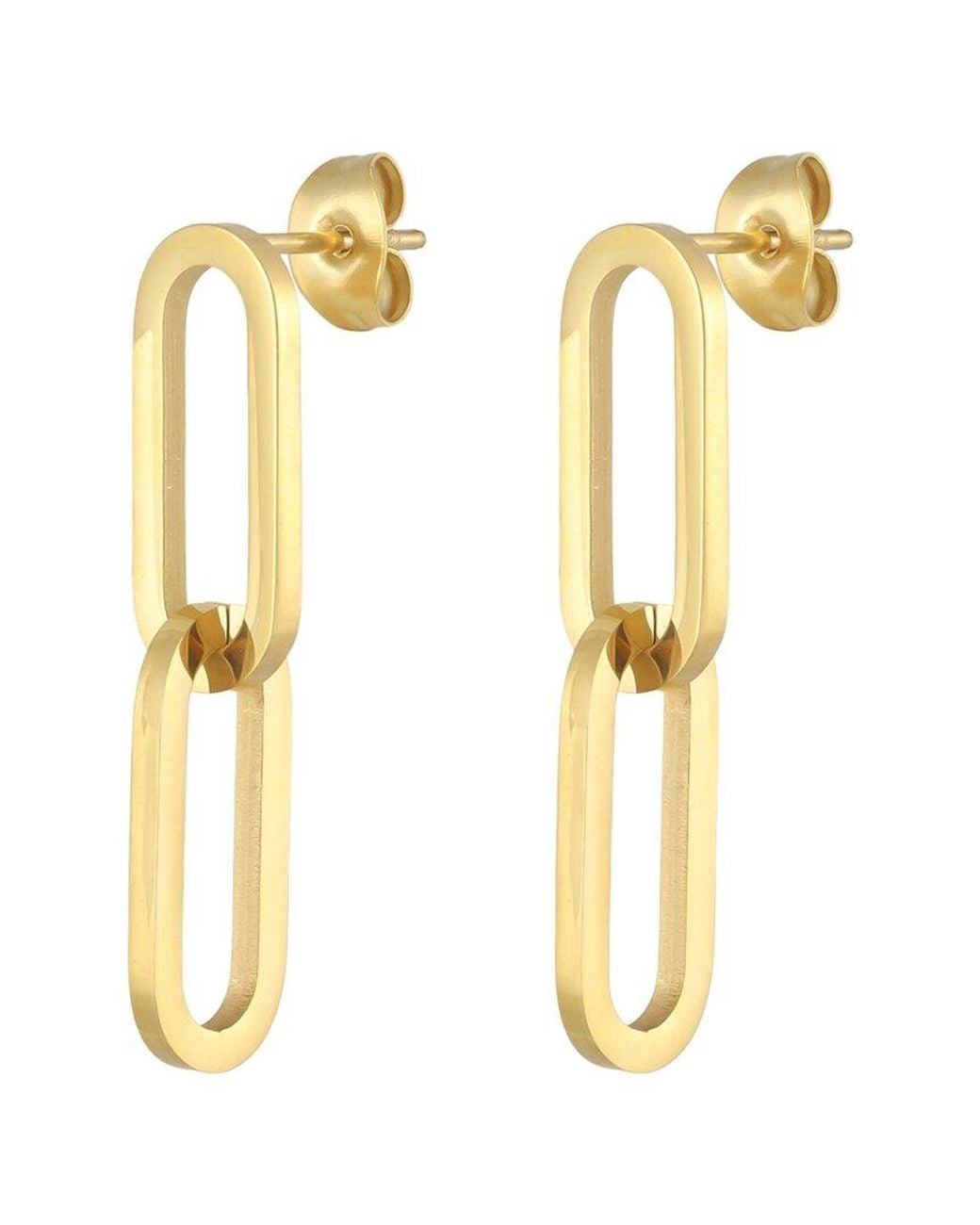 Adornia Metallic 18K Plated Stainless Steel Earrings