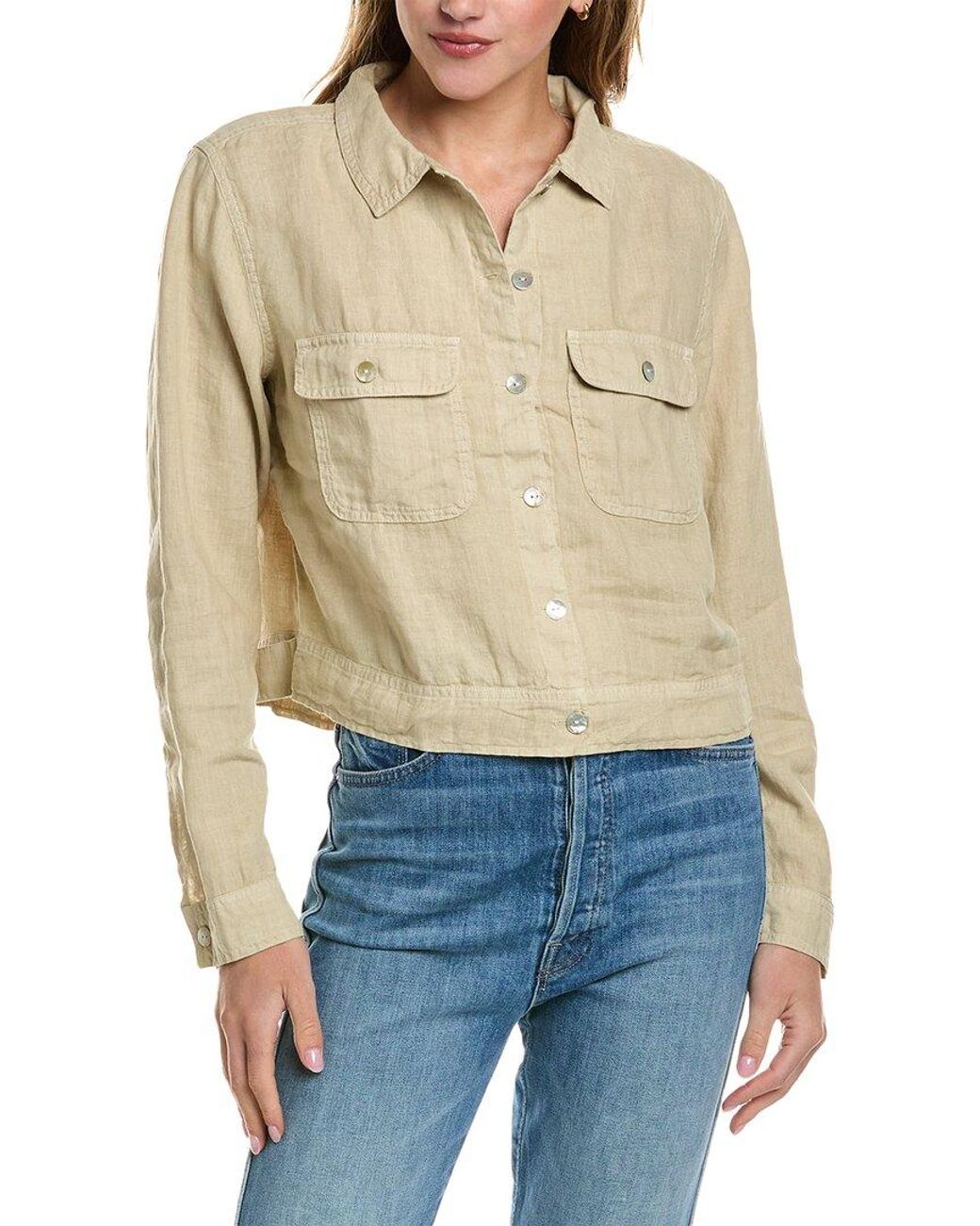 Bella dahl cropped military jacket sales