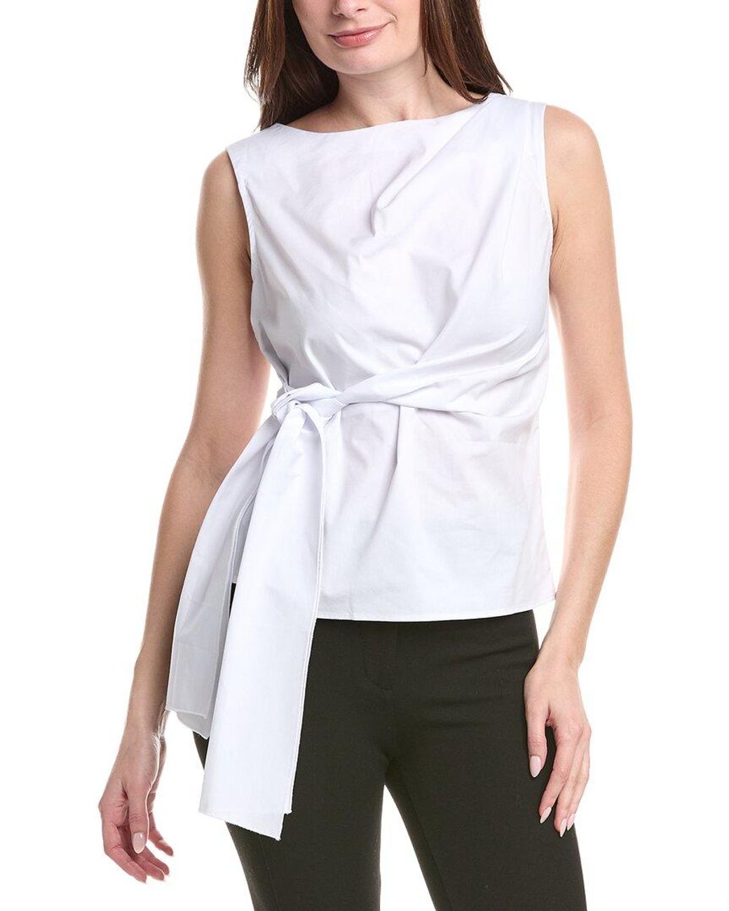Renuar White Woven Blouse