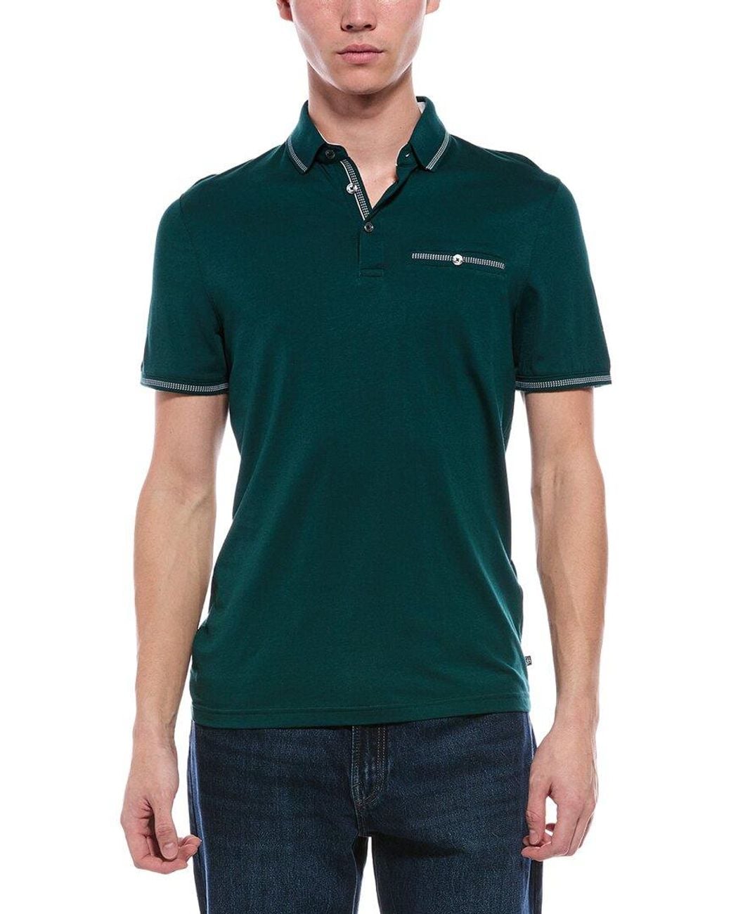 Ted Baker Green Polo Shirt for men