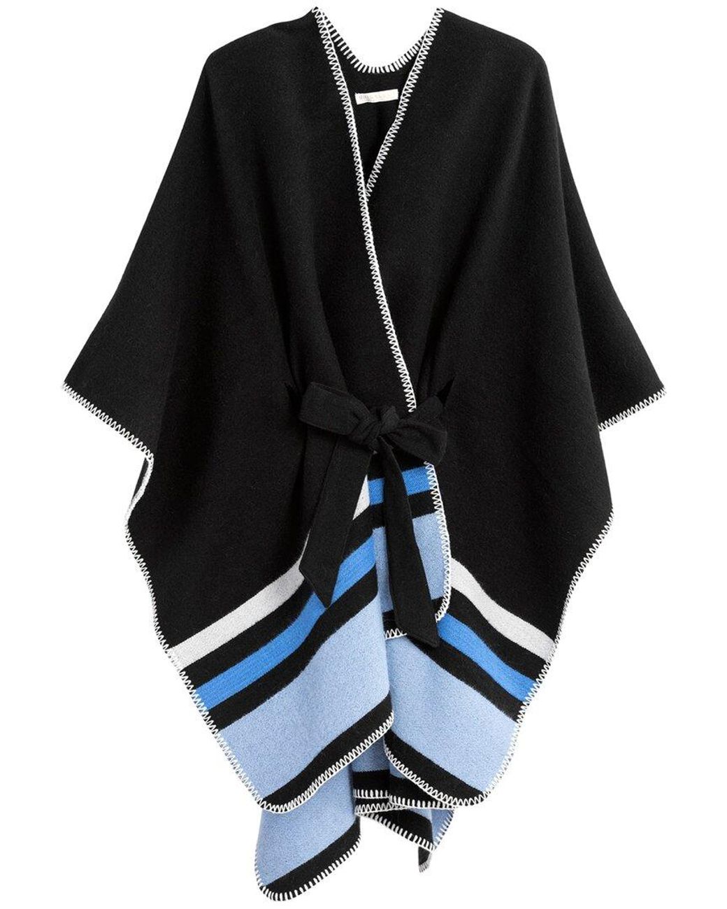 Shiraleah Black Twila Belted Cape