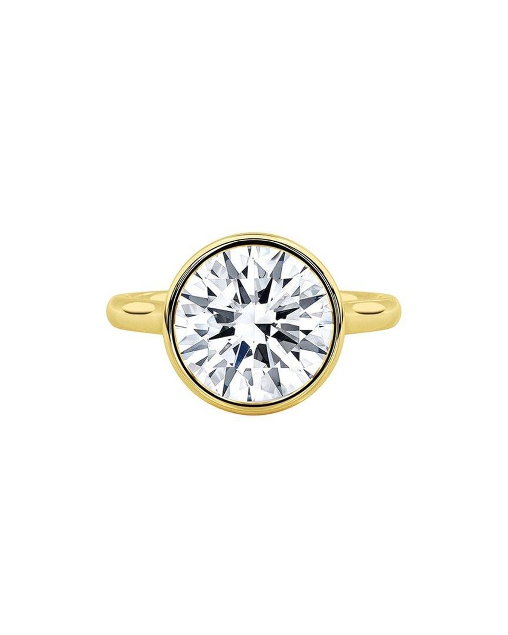 Lab Grown Diamonds Metallic 14K 4.00 Ct. Tw. Lab-Grown Diamond Ring