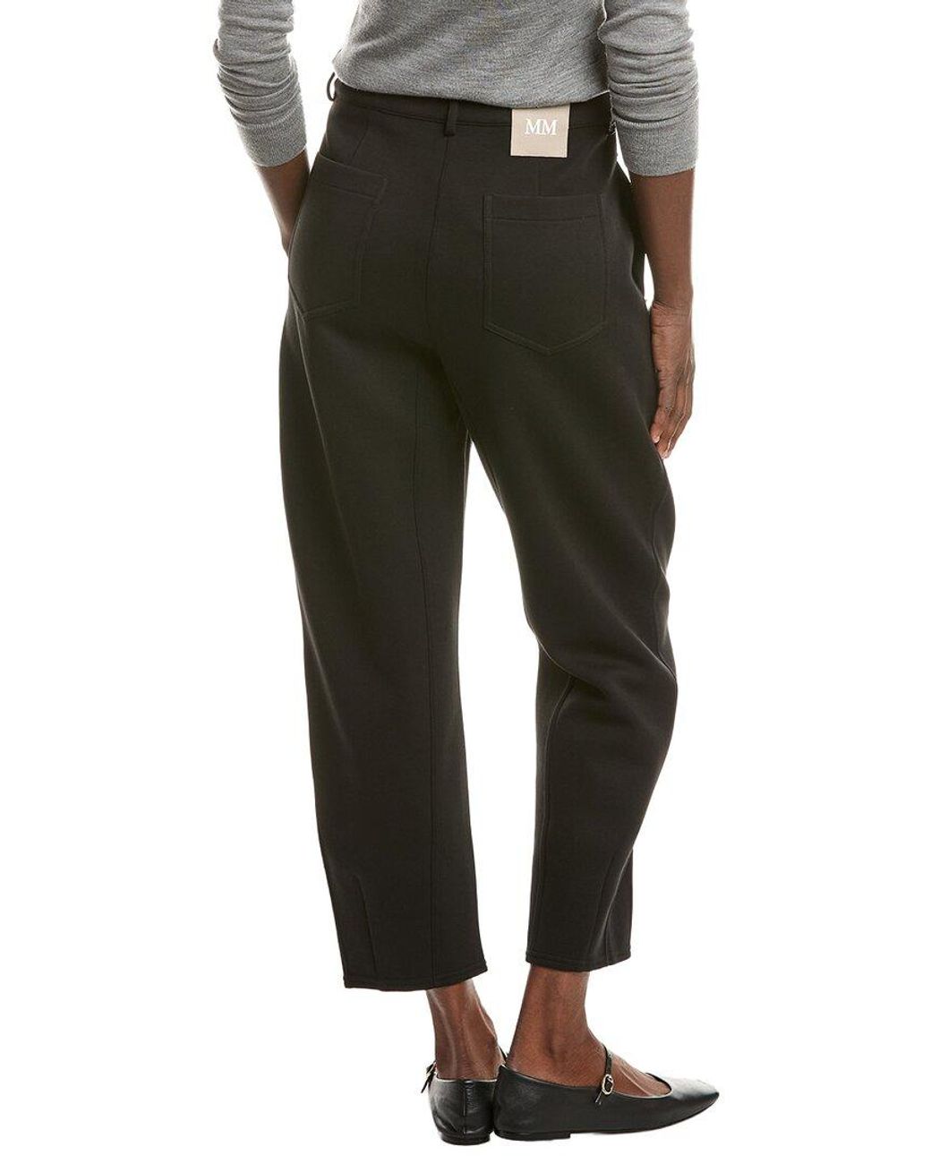 Max Mara Black Mm By Pulvino Jersey Trouser
