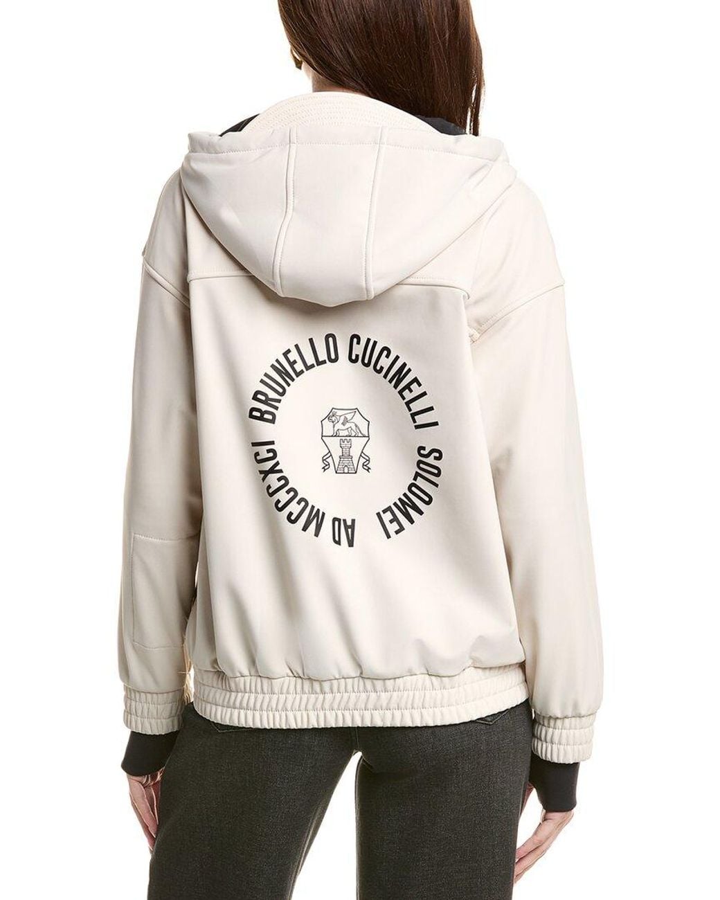 Brunello Cucinelli Natural Pullover Jacket