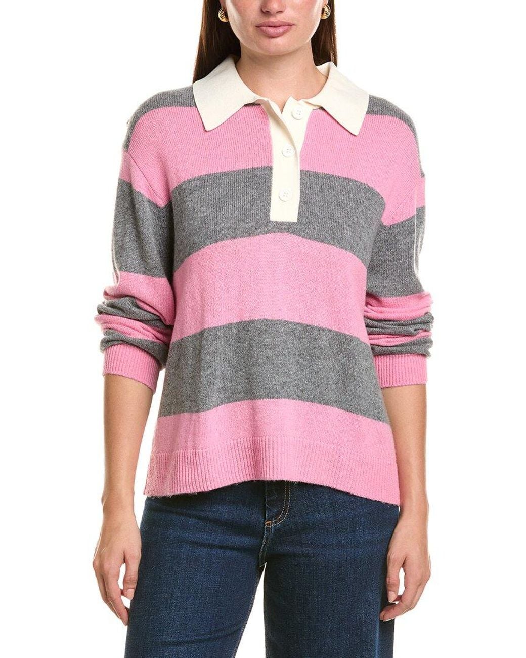 Essentiel Antwerp Red Jezebel Polo Sweater
