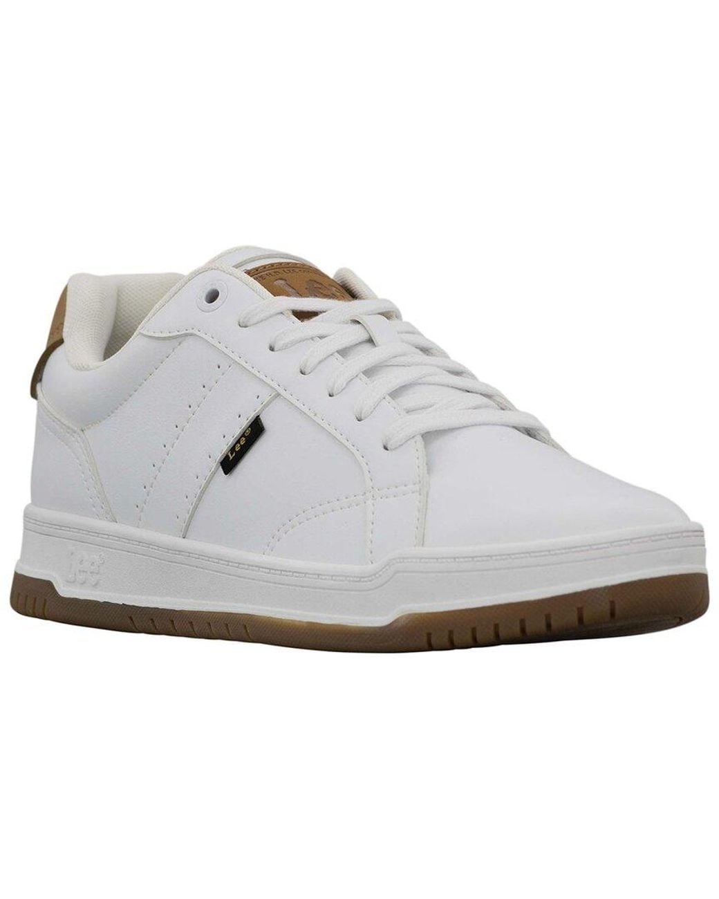 Lee Jeans White Mens Streeter Low Top Sneaker for men