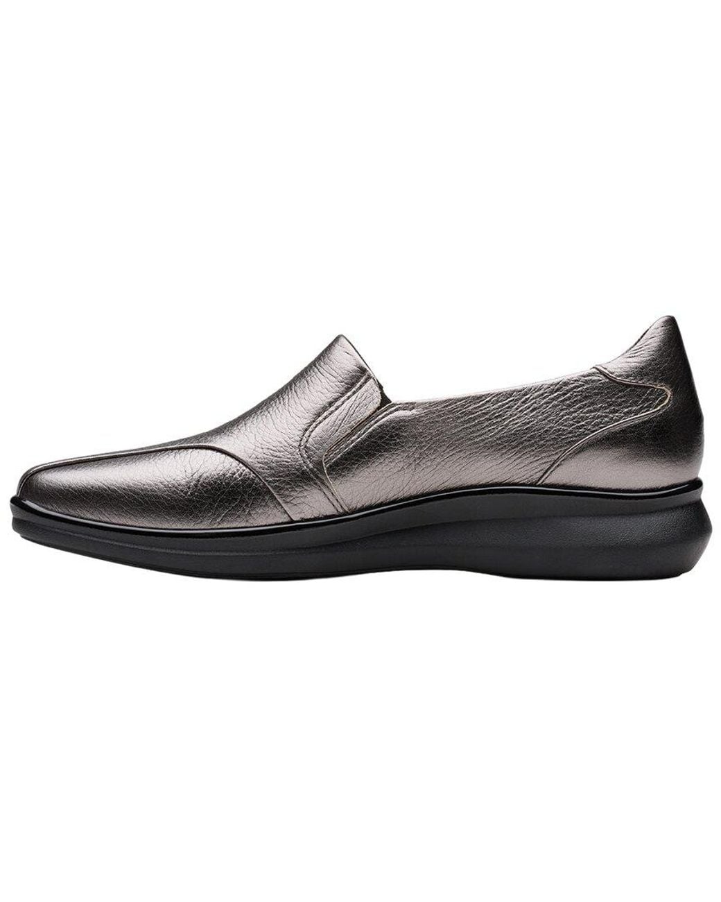 Clarks Black Lynell Edge Leather Loafer