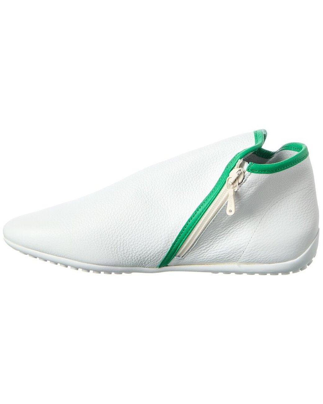 Arche White Fanyki Leather Flat