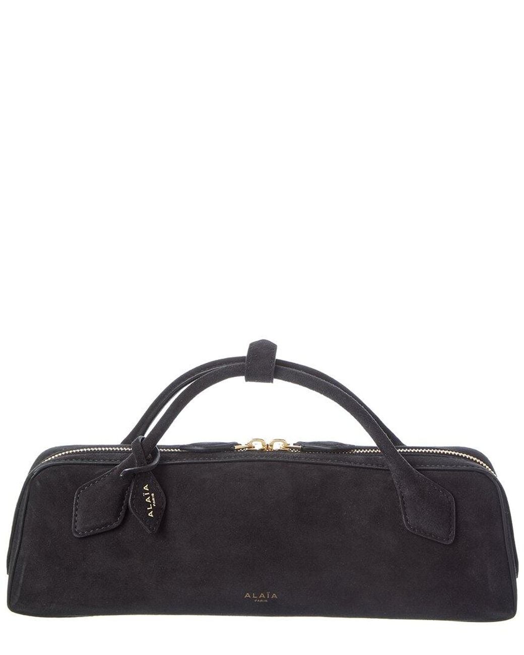 Alaïa Blue Alaïa Le Teckel Suede Clutch