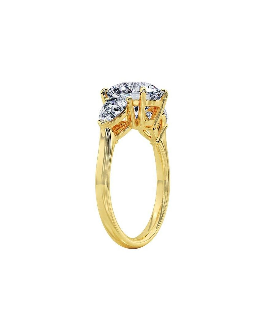 Lab Grown Diamonds White 14K 4.30 Ct. Tw. Lab-Grown Diamond Ring