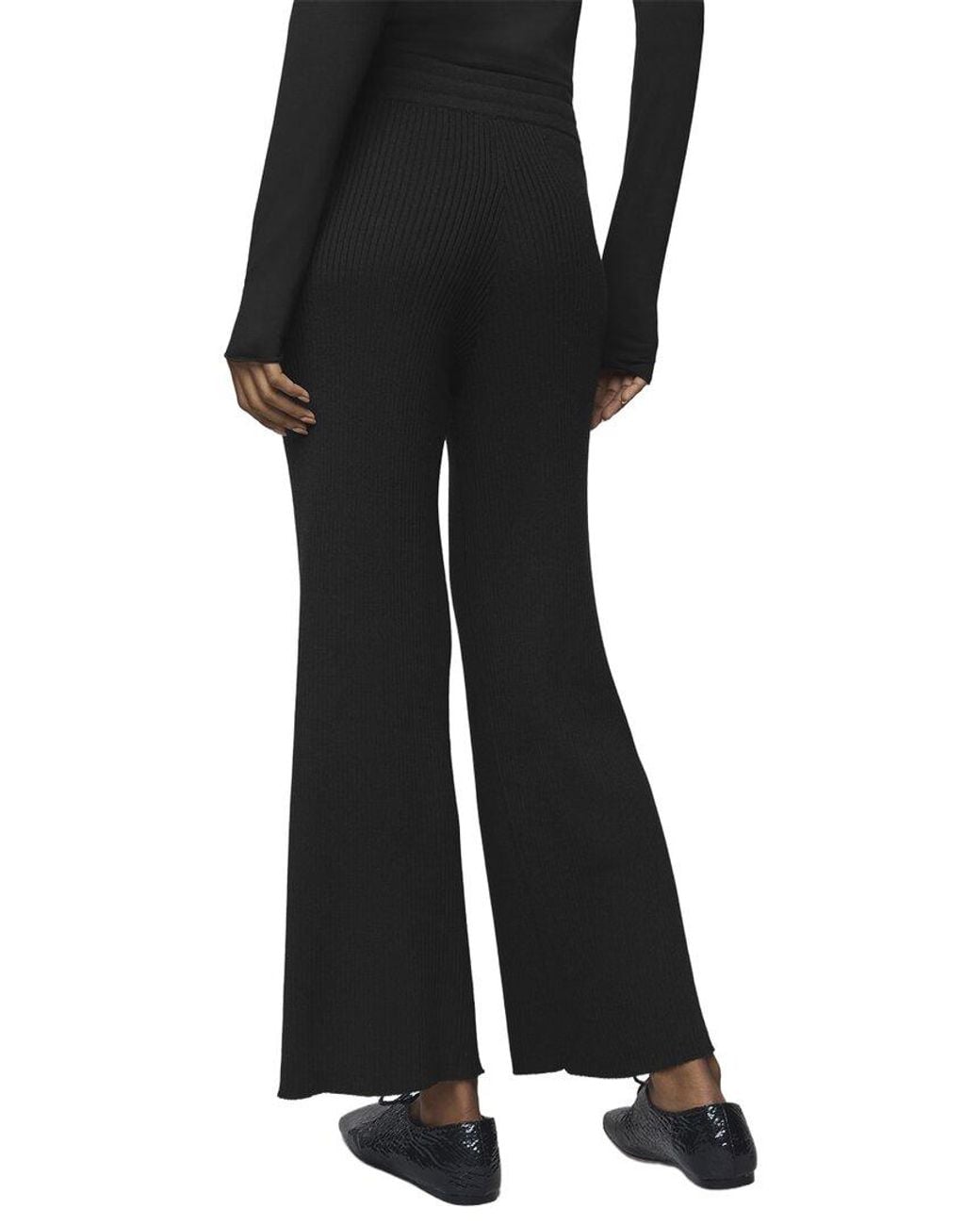Splendid Black Georgie Sweater Rib Pant