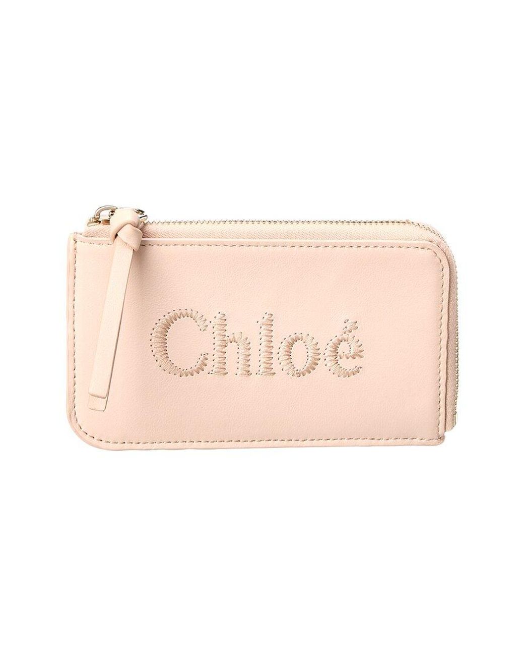 Chloé Sense Leather Coin Purse in Pink | Lyst Canada
