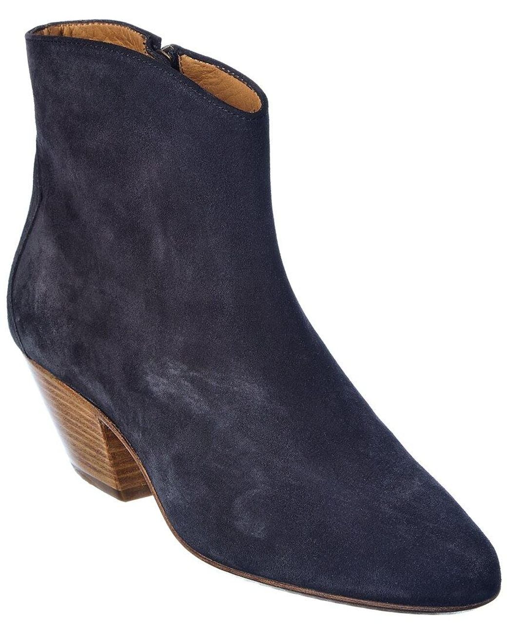 Isabel Marant Blue Dacken Suede Bootie