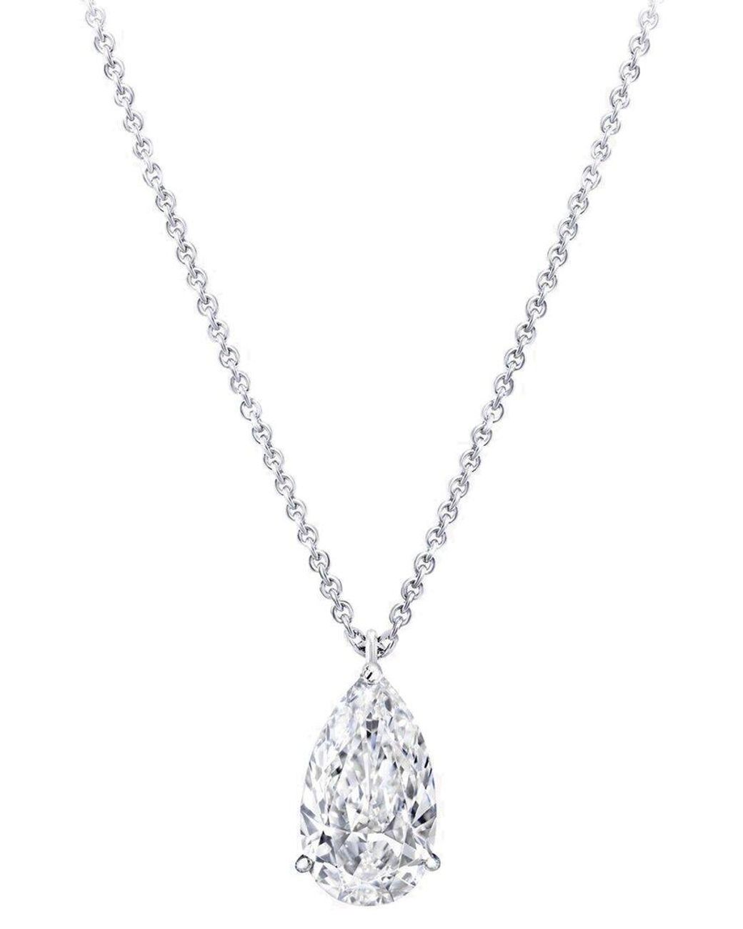 Lab Grown Diamonds Metallic 14K 6.00 Ct. Tw. Lab-Grown Diamond Necklace