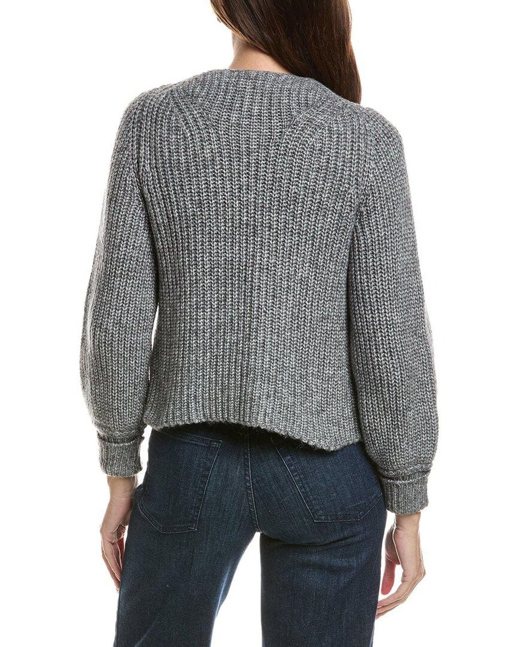 Wit & Wisdom Gray Patch Pocket Cardigan
