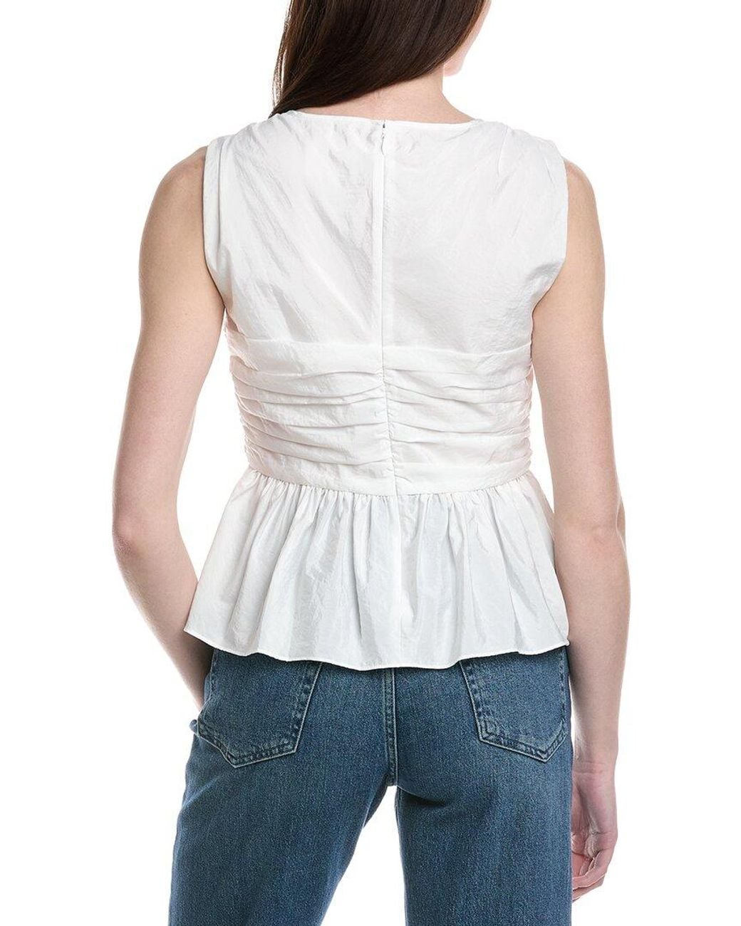 Cinq À Sept White Sina Top