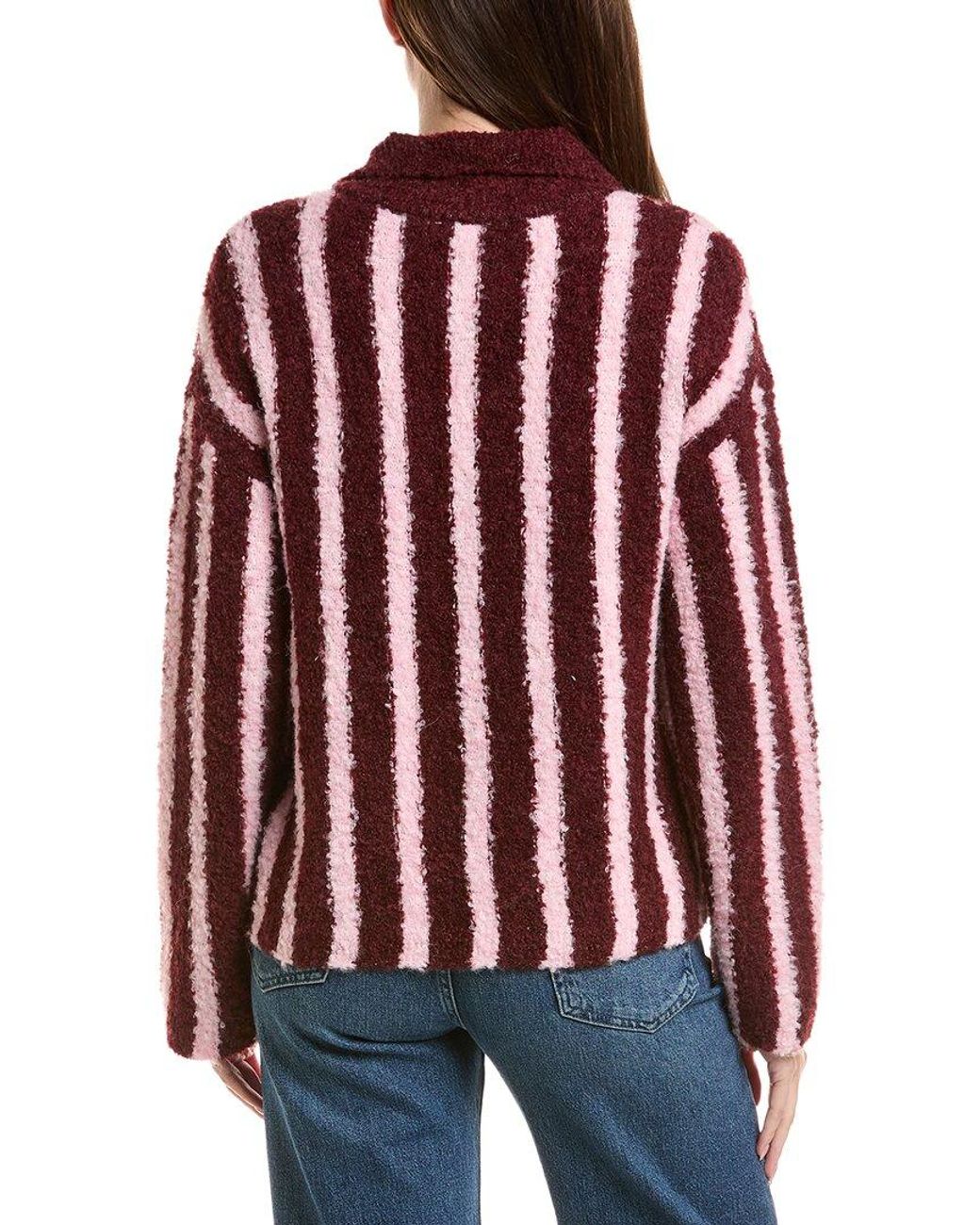 ANNA KAY Red Stephane Cashmere-Blend Pullover