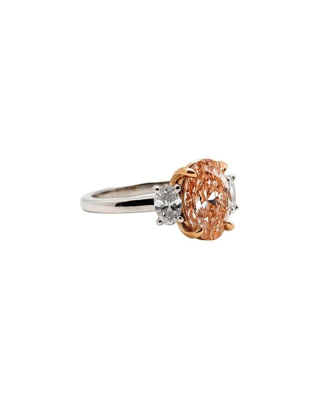 Prince Diamond & Jewelry White 14K 2.16 Ct. Tw. Lab-Grown Diamond Three-Stone Ring