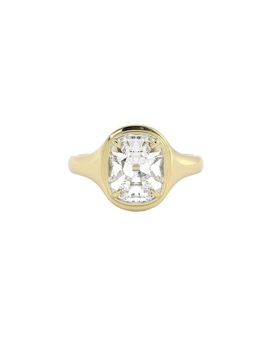 Lab Grown Diamonds Metallic 14K 3.00 Ct. Tw. Lab-Grown Diamond Ring