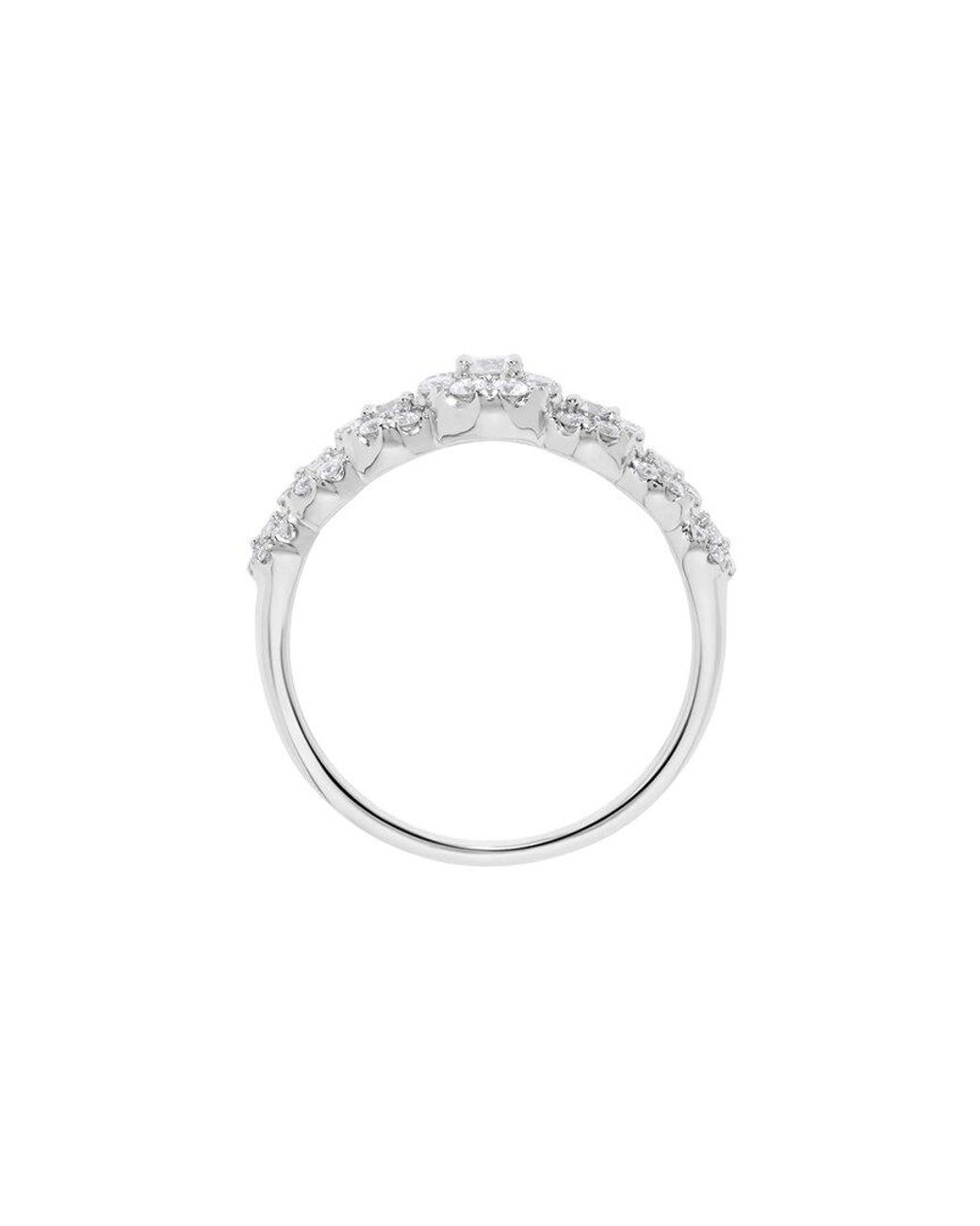 H.J. Namdar White 14K 0.65 Ct. Tw. Diamond Halo Bracelet