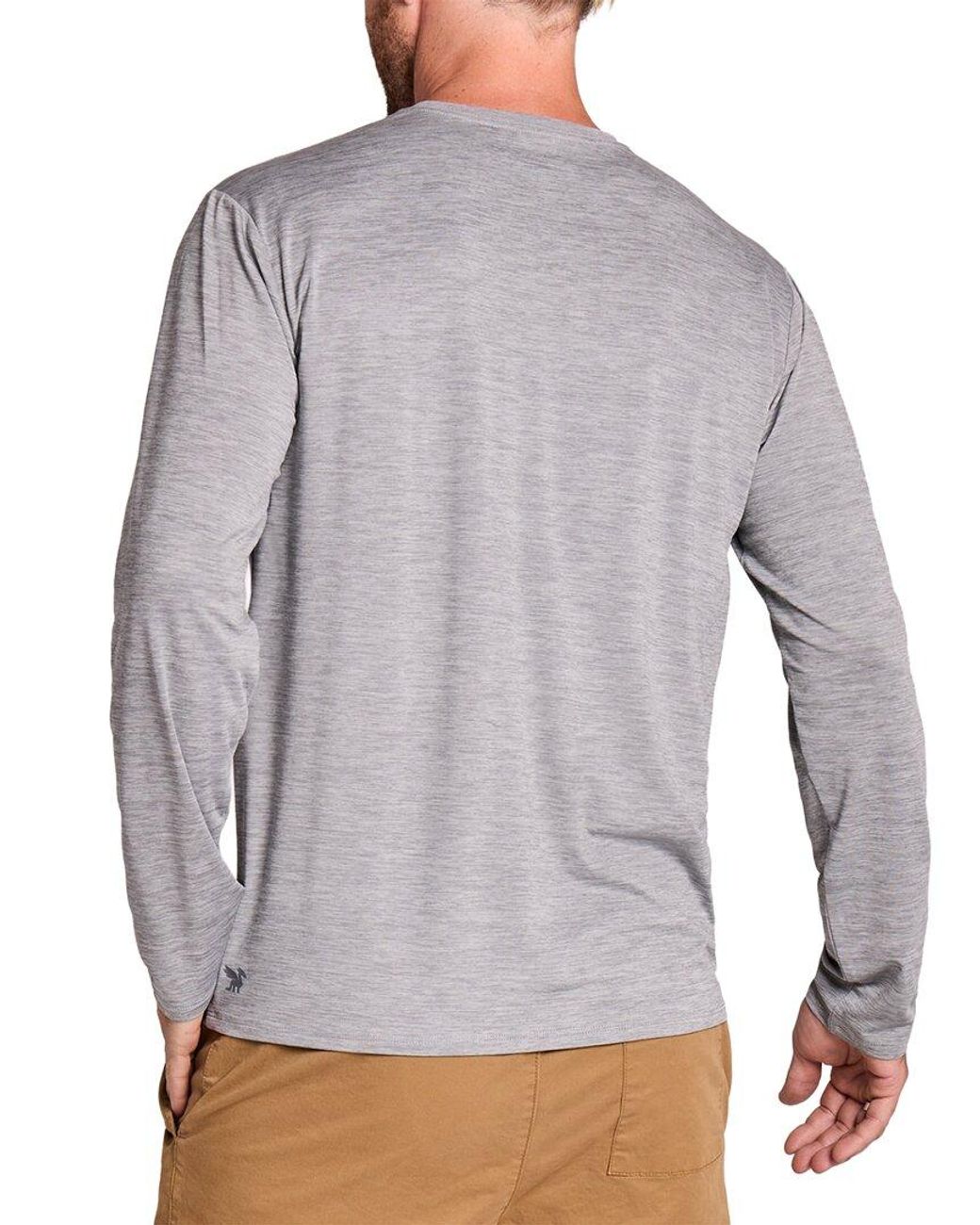 Life Is Good. Gray Crusher T-Shirt for men