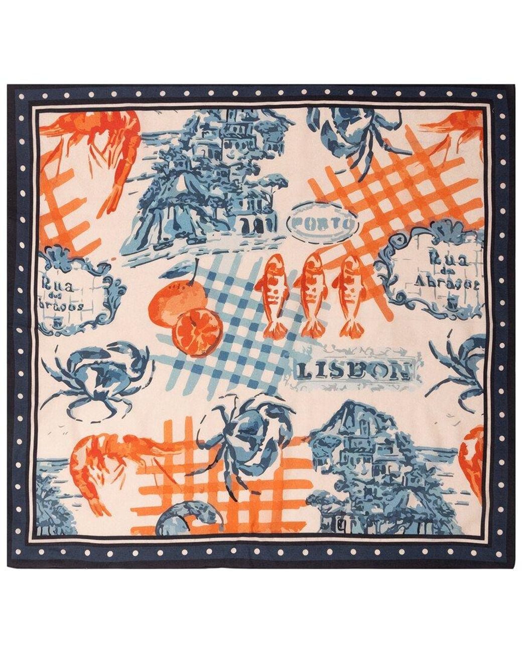 Saachi Blue Printed Bandana