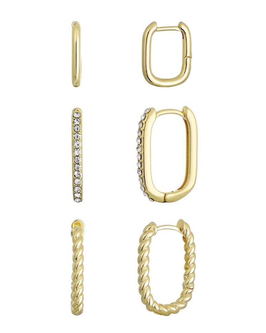 Adornia Metallic 14K Plated Earrings