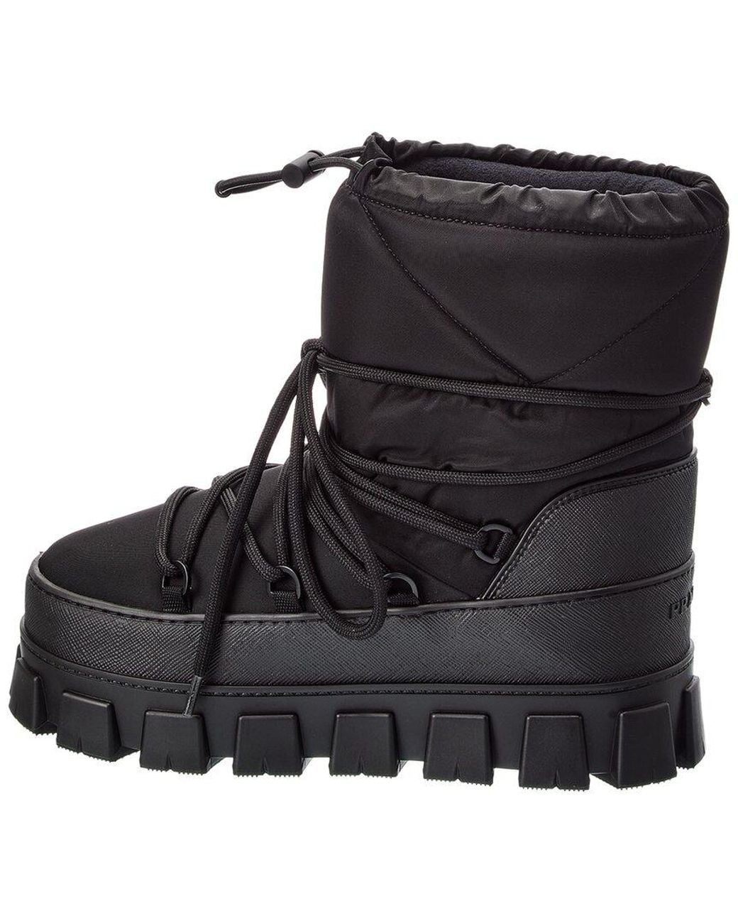 Prada Black Nylon Boot