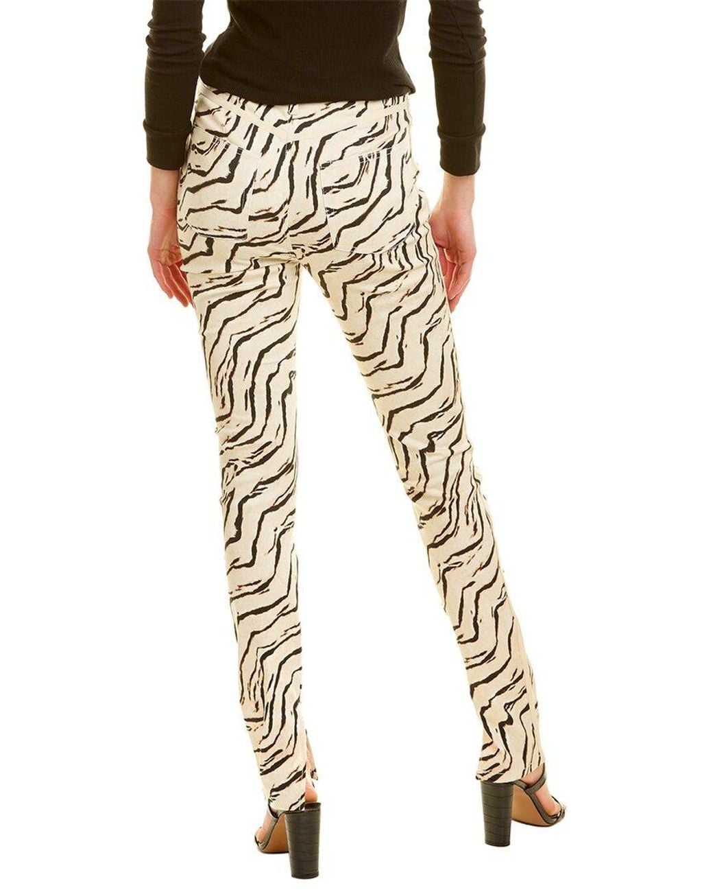 WeWoreWhat Cotton Piped Stiletto Slit 