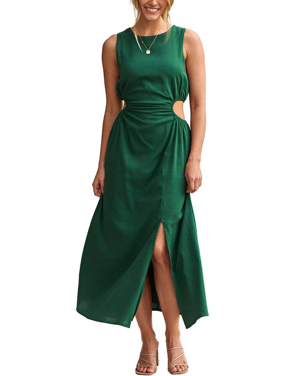 LEON GORI Green Maxi Dress