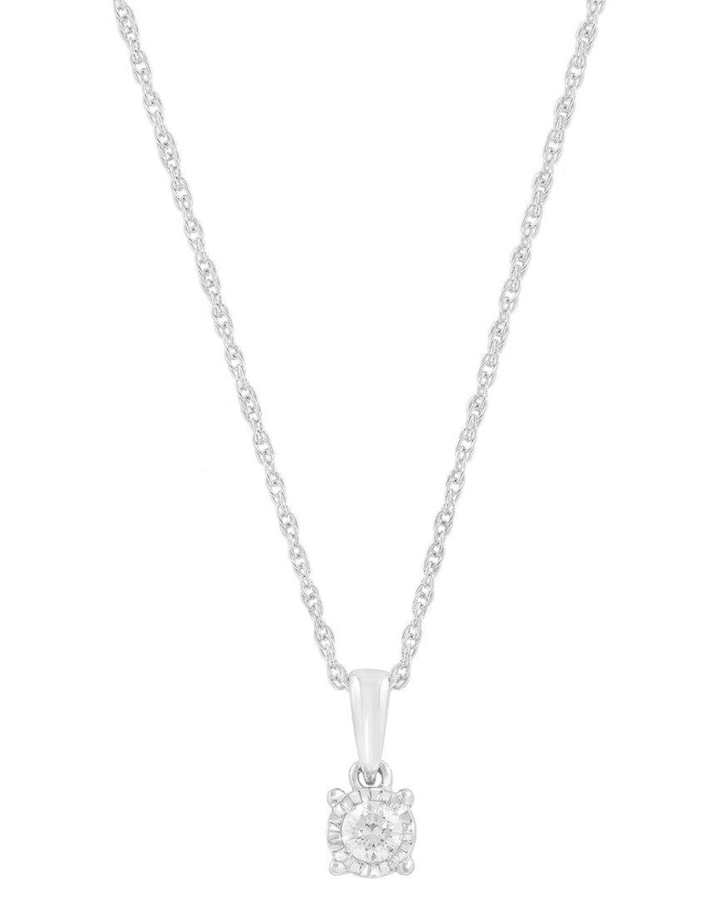 Effy Fine Jewelry Metallic 0.09 Ct. Tw. Lab-Grown Diamond Necklace