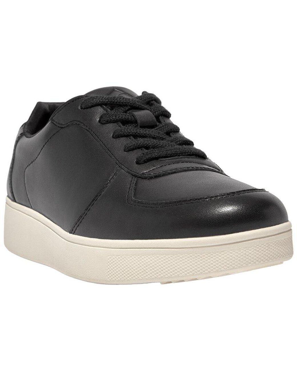 Fitflop Black Leather Sneaker