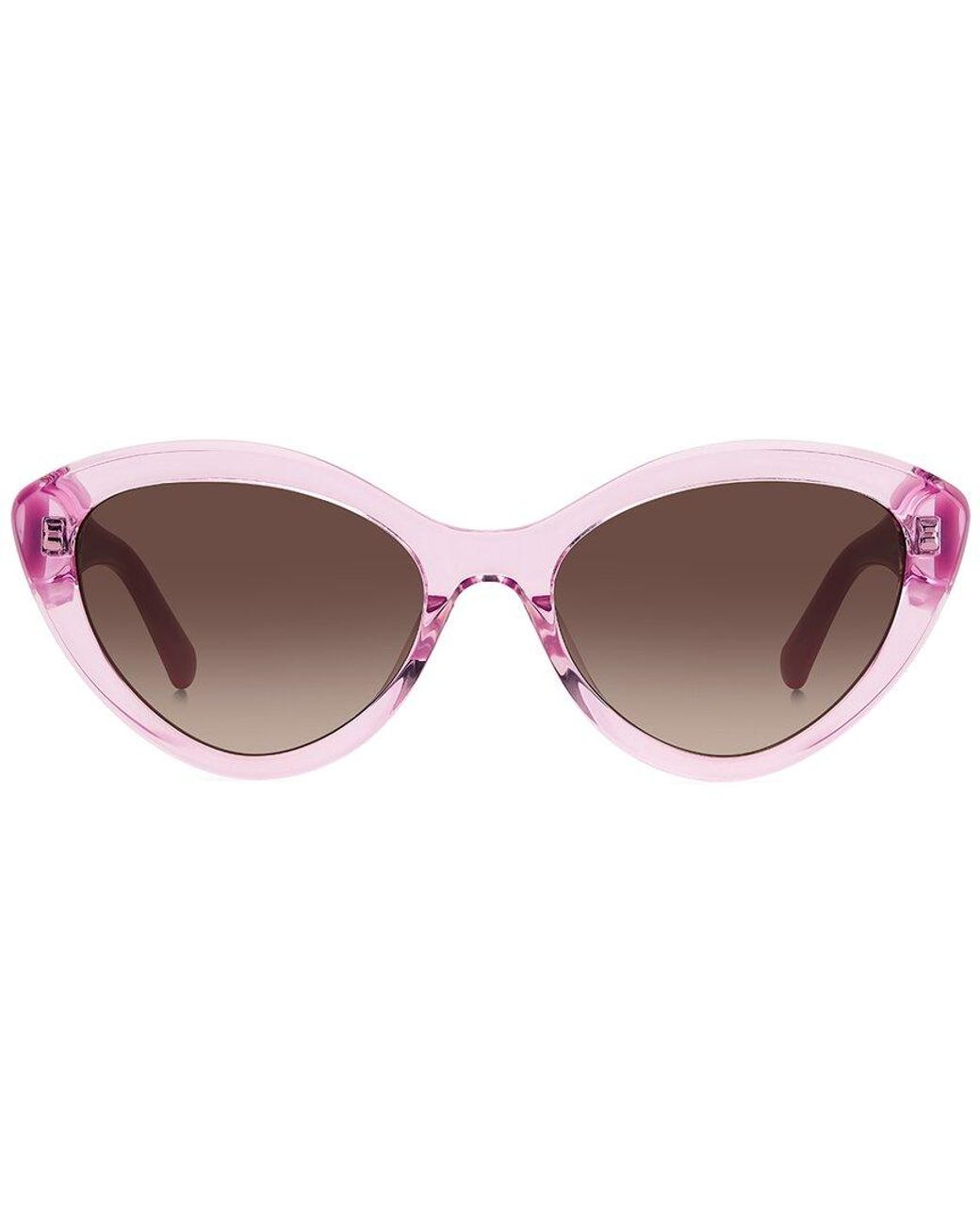 Kate Spade Pink Juni/G/S 55Mm Sunglasses