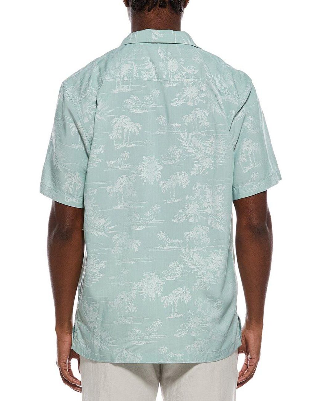 Tommy Bahama Blue Coastal Ease Palm Visions Shirt for men