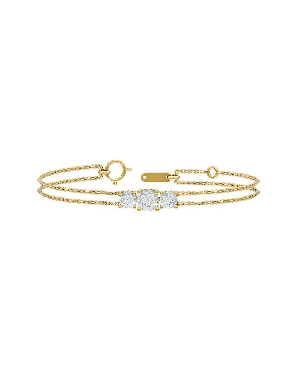 Lab Grown Diamonds White 18K Over 2.00 Ct. Tw. Lab-Grown Diamond Bracelet