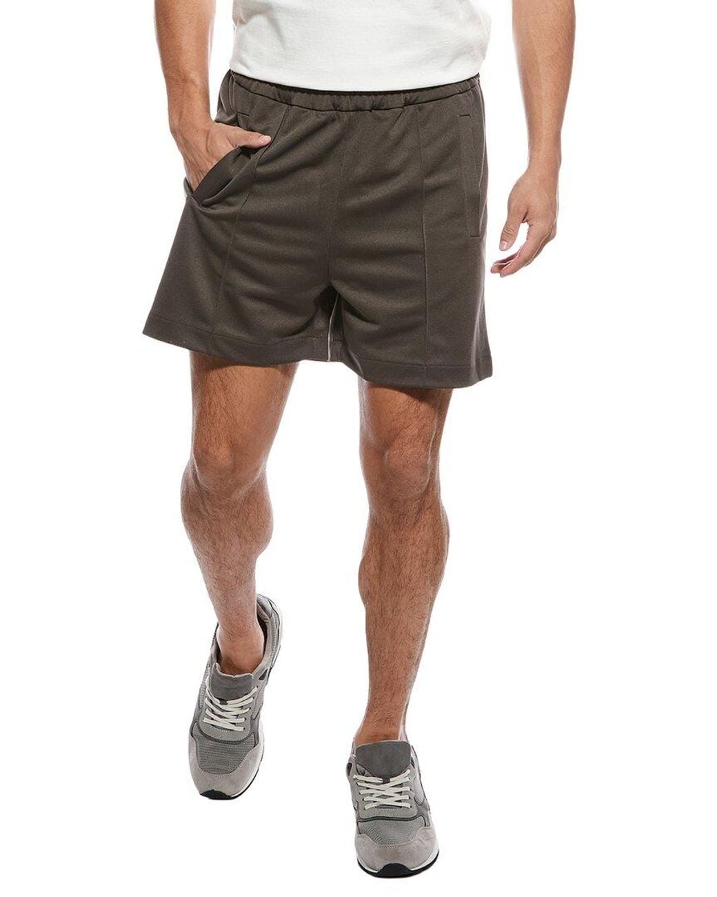 Palm Angels Gray Short for men