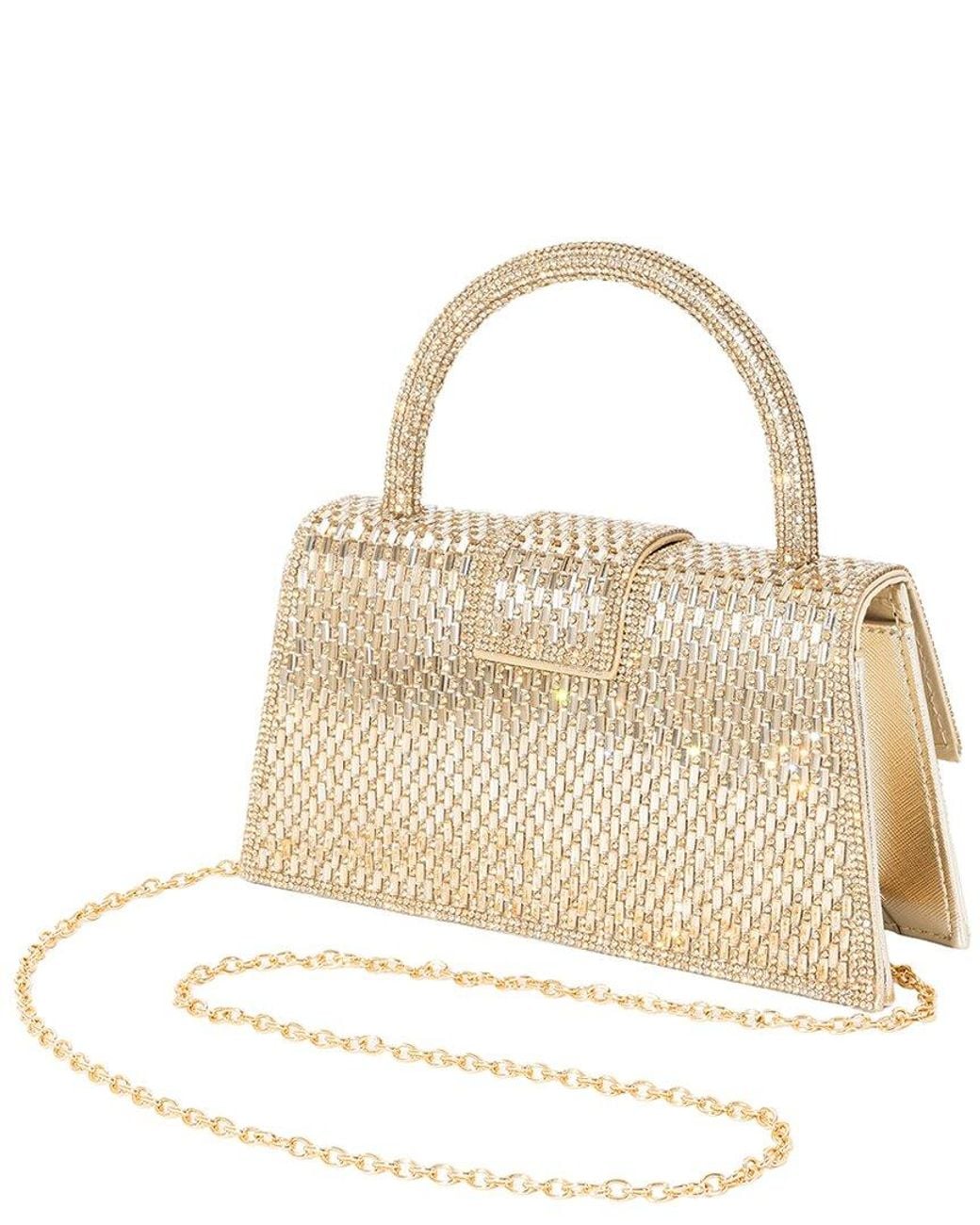 Tiffany & Fred Paris Metallic Satchel