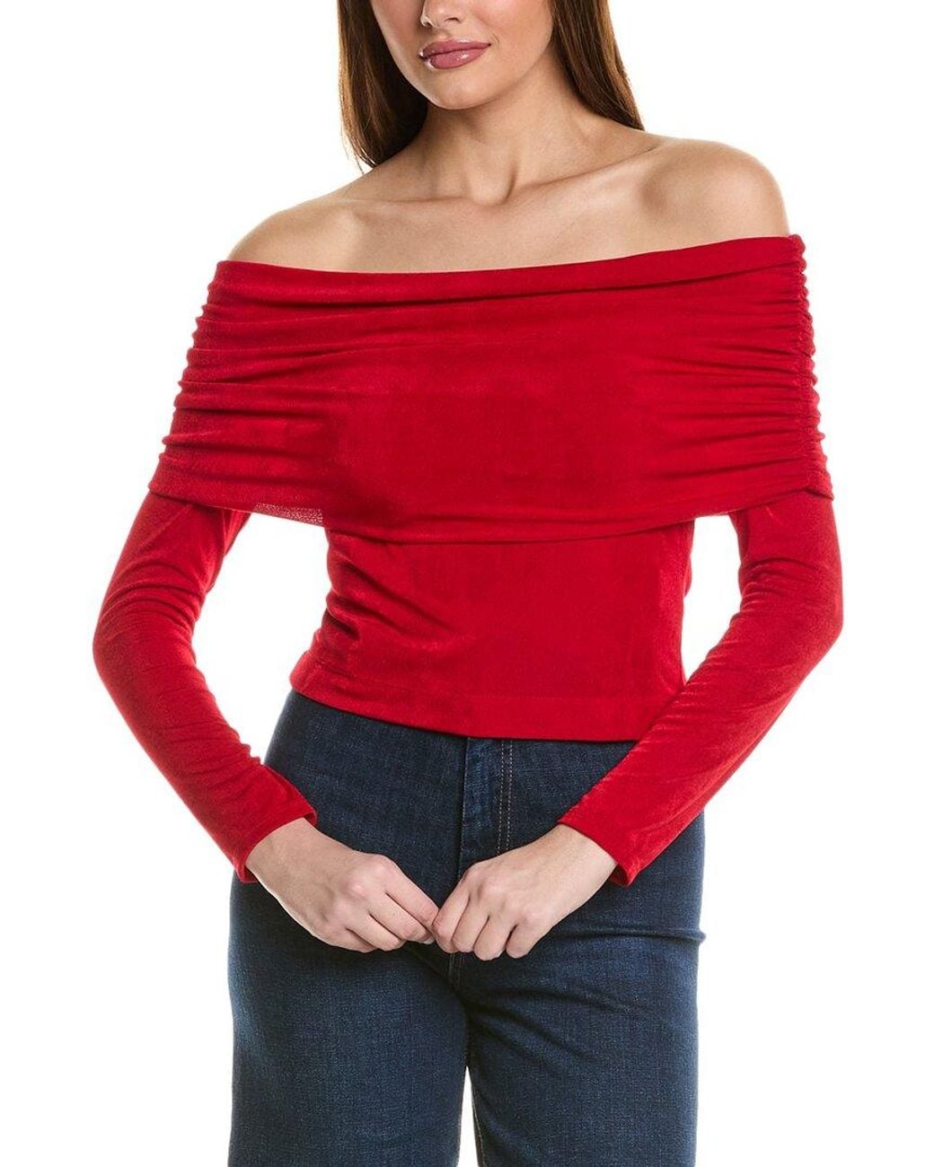 Alexia Admor Red Hannah Sweater