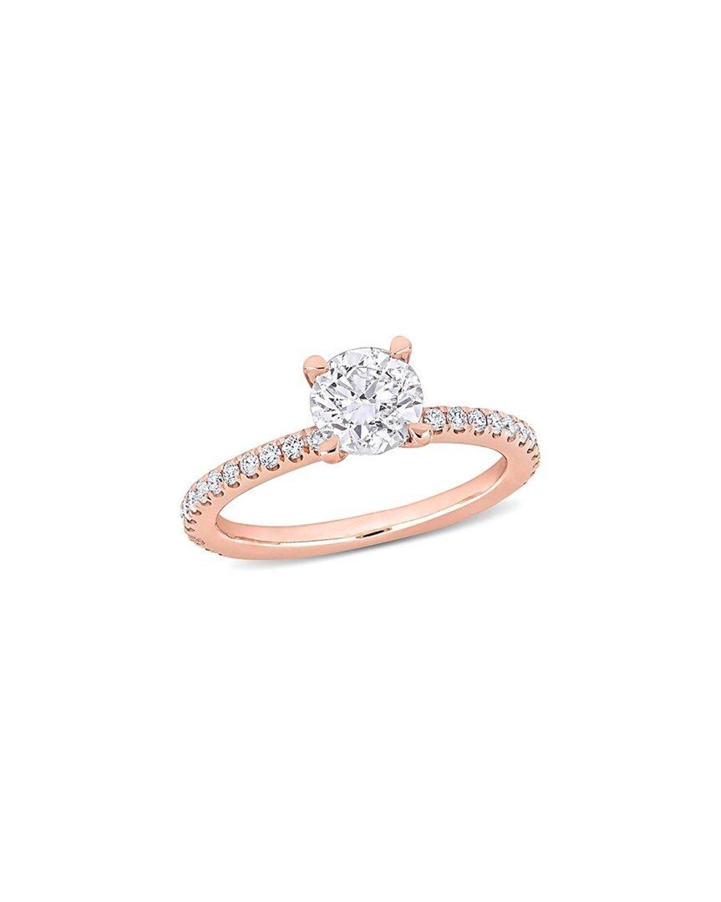 Rina Limor White 14k Rose Gold 1.31 Ct. Tw. Diamond Ring