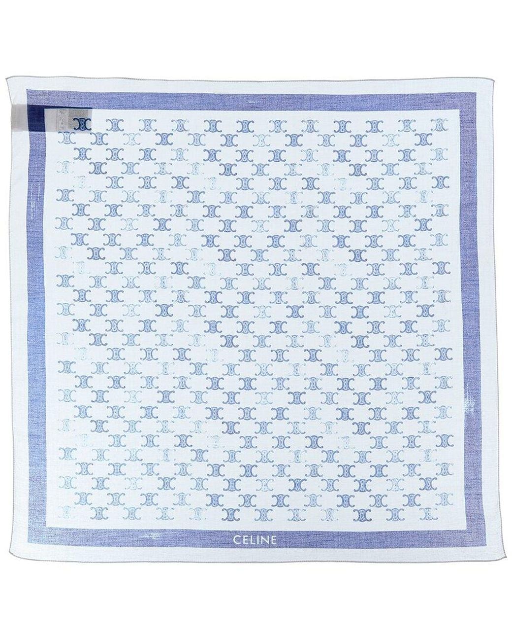 Céline Blue Stamped Bandana